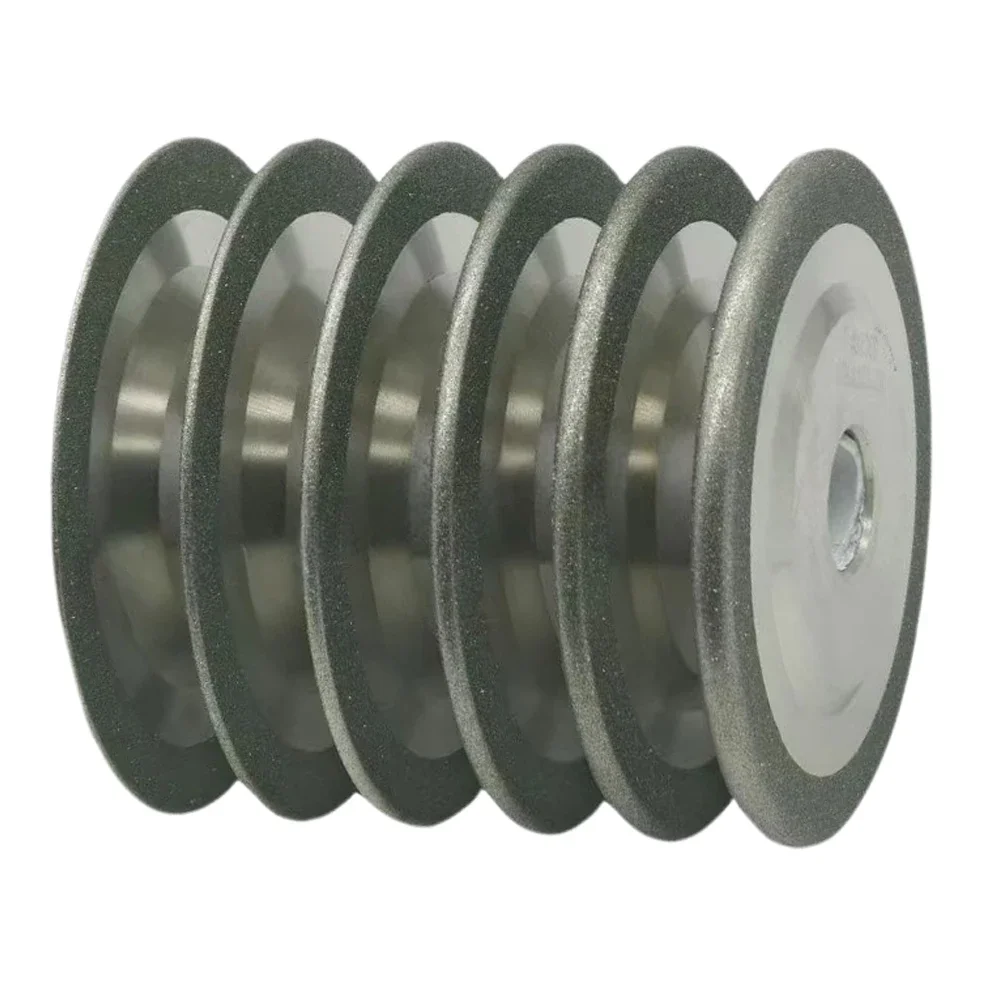 Arc Grinding Wheel Semicircular Alloy Tap Slotting Tools Grinder Disc 100mm 125mm 150mm SDC 200 400 Grit Arbor 20mm 32mm