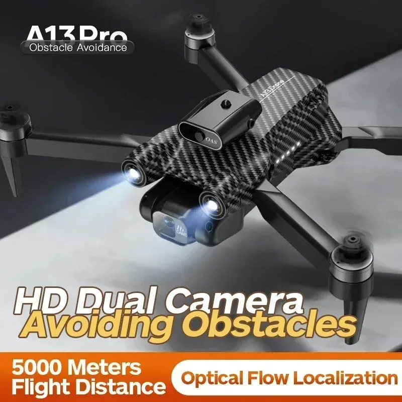 

8K Mini Helicopter Quadcopter Toy Brushless Motor RC Drone A13 with Dual Cameras Drone Headless Mode For Kids