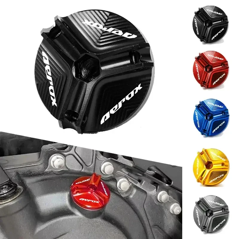 

Motorcycle Accessories Engine Oil Filler Cap Oil Plug Cover For Yamaha Aerox 155 50 50CC Universal