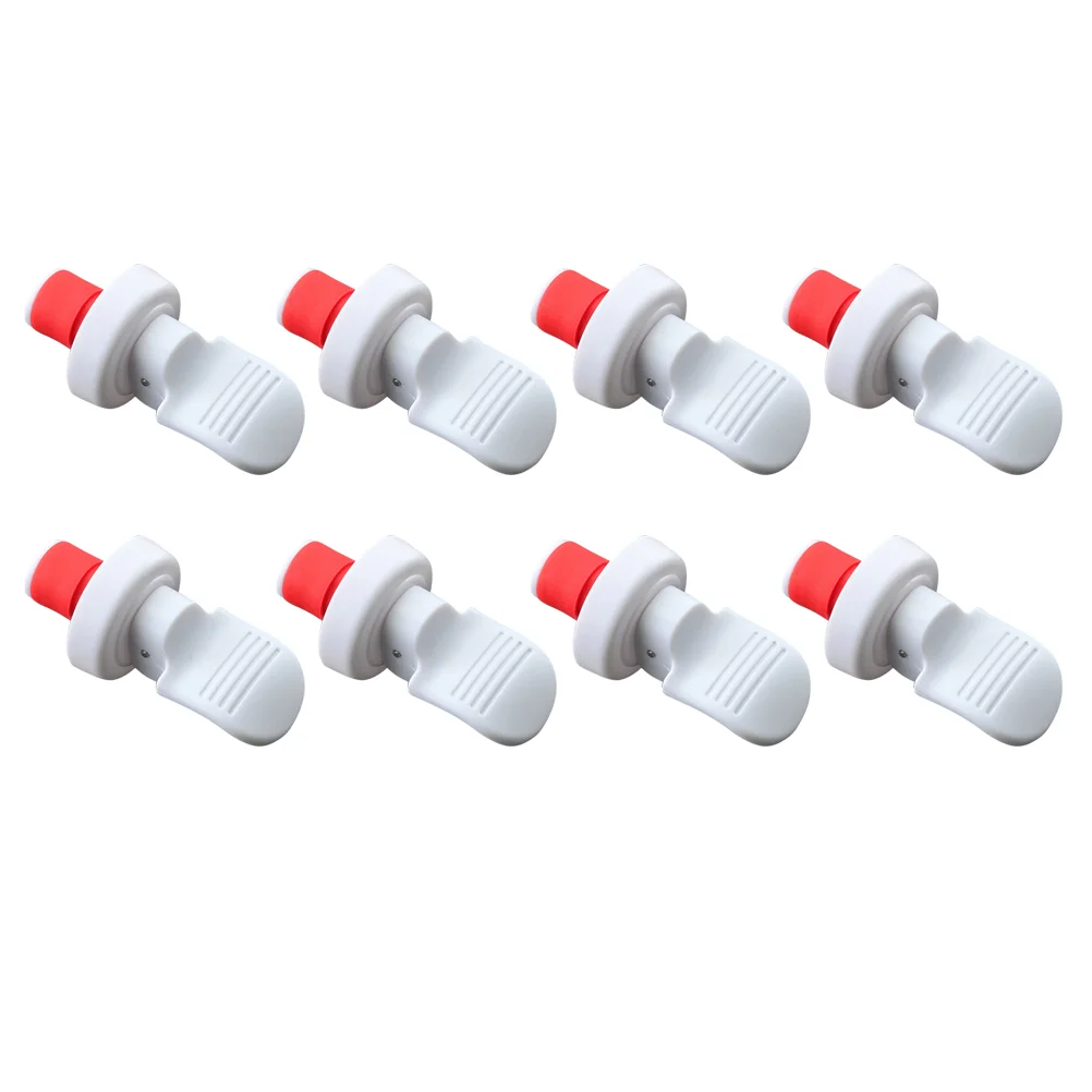 

10Pcs Creative Bottle Plug Beverage Stopper Bottle Stoppers Party Supplies for Home Bar Use (White)