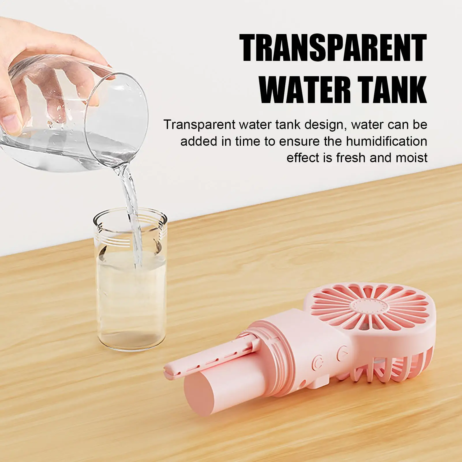 

Portable Handheld Spray Fan Water Spray Mist Fan Student Dormitory Mini Fan Summer Supplies Cooling Tools Outdoor Small Fan