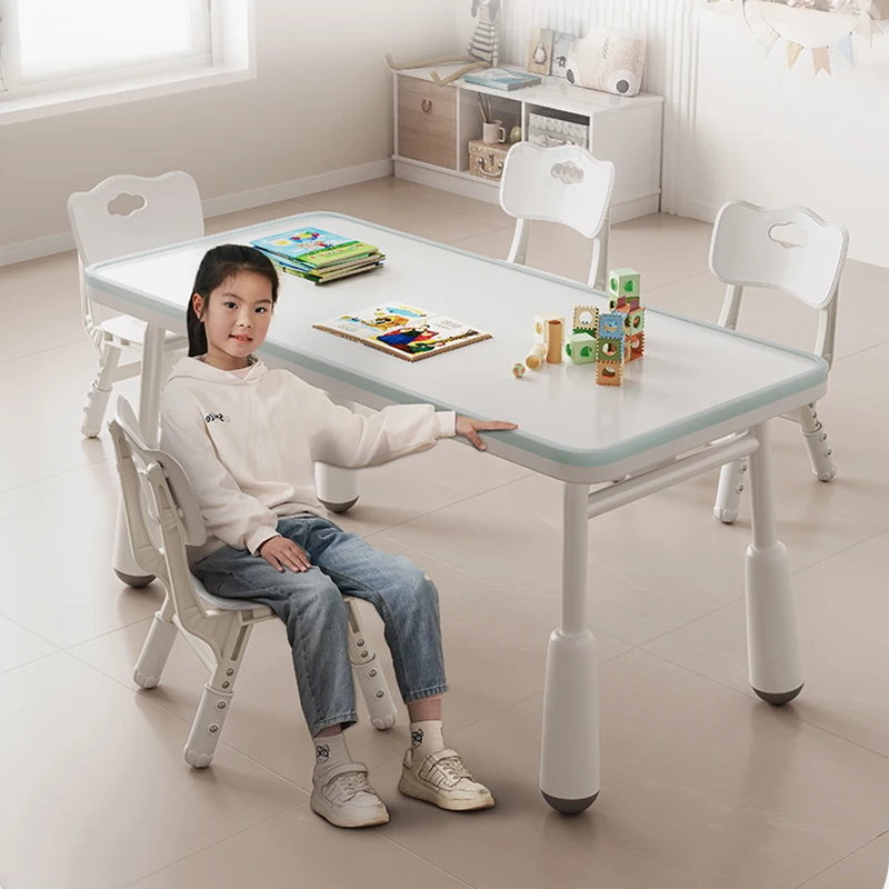 Children Desk Chair Chairs Kids Set Height Adjustable Girl Room Desks Study Table Elementary School Student Furniture Classroom