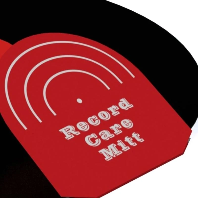 記録MITTレコードプロテクターグローブ2パックアンティスティッククリーニングカードボード.H05A