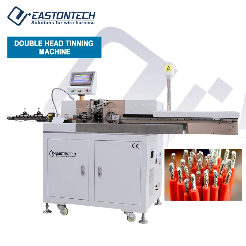 

Fully Auto 10-Wire Dual-Side Tinning Machine EW-8980 | Cut/Strip/Tin All-in-One Wire Cutting Stripping And Tinning Machine