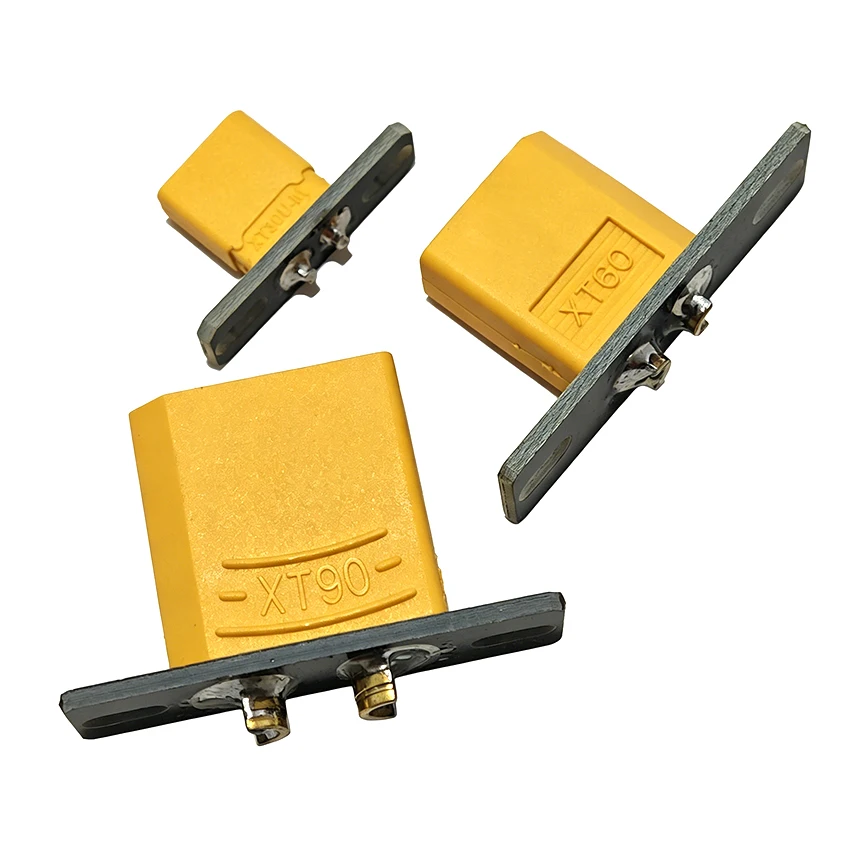 XT30 XT60 XT90 Plug PCB Connector Fixed Seat Welding Board (Without Plugd) for RC Model Airplane Helicopter Multirotor