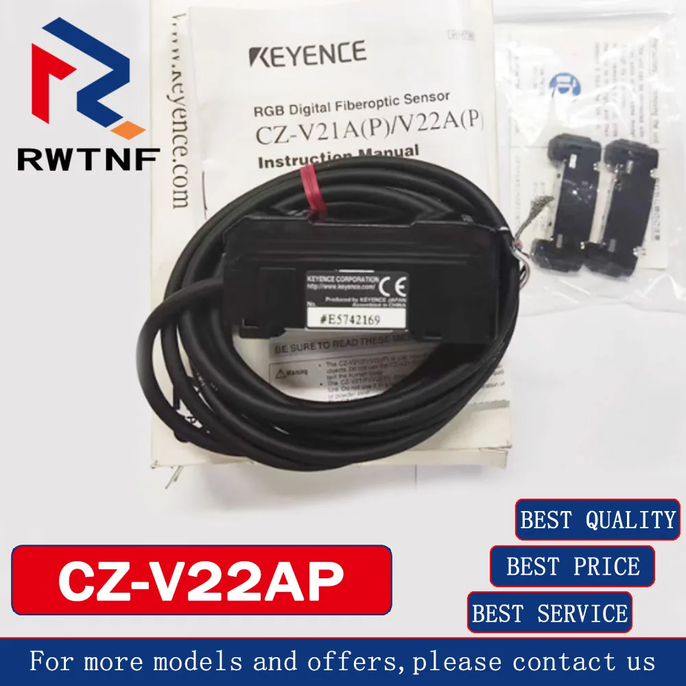 Nuovissimo sensore digitale in fibra ottica originale CZ-V22AP KEYENCE spot shot;, stock di magazzino originale al 100%.