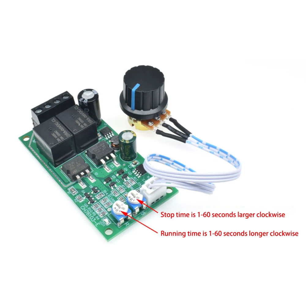 Motor Avançar e Reverse Controller, alta corrente com Relé Limite, Driver Levantamento Control Board, Fonte de Alimentação, DC 6-40V, 5A