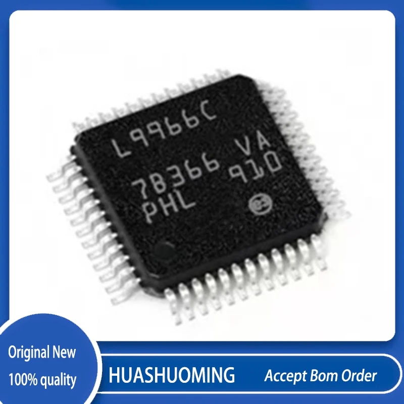 2Pcs/Lot   L9966CB-TR  L9966CB  TQFP-48