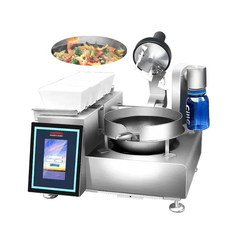 Restaurant Equipped Fully Automatic Electric Cooking Robot Multifunction Cooker Stir Fry Cooking Machine