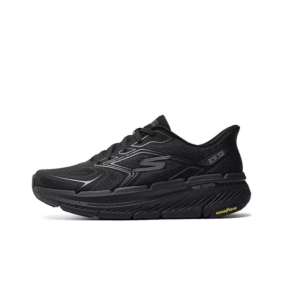 Skechers Max Cushioning Premier 2.0 Low top Running Shoes Men's Black 220837-BBK