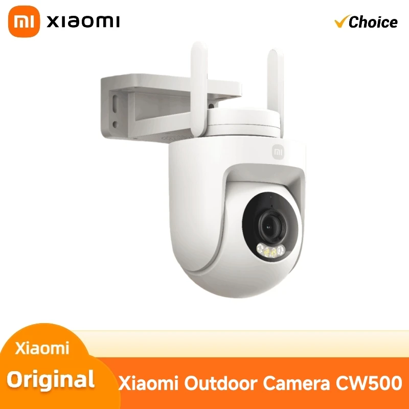 

Xiaomi CW500 Outdoor Camera - WiFi 6 Security CCTV with 3K Ultra HD Full-Color Night Vision IP66 Smart Home Protection