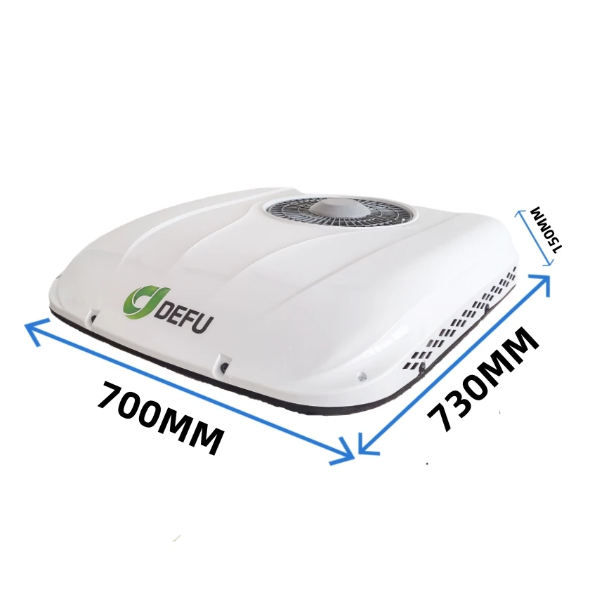 بطارية 12 فولت مكيف نظام التيار المتردد على السطح لوقوف السيارات تيار مستمر 24 فولت 12 فولت تكييف الهواء الكهربائي للشاحنة #5