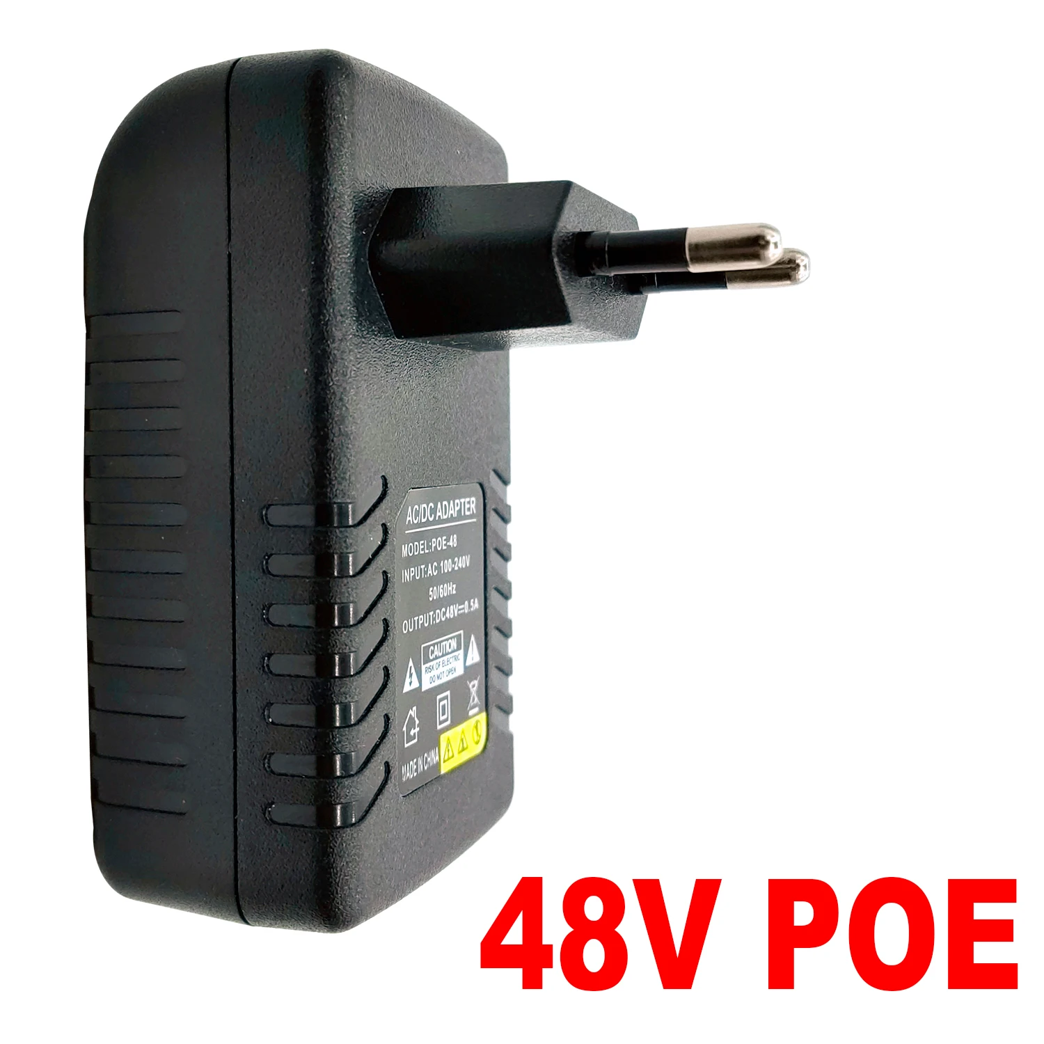 48V POE 0.5A EU Plug CCTV Security Surveillance POE Power Supply Adapter for Injector Ethernet IP Camera POE Switch NVR Router