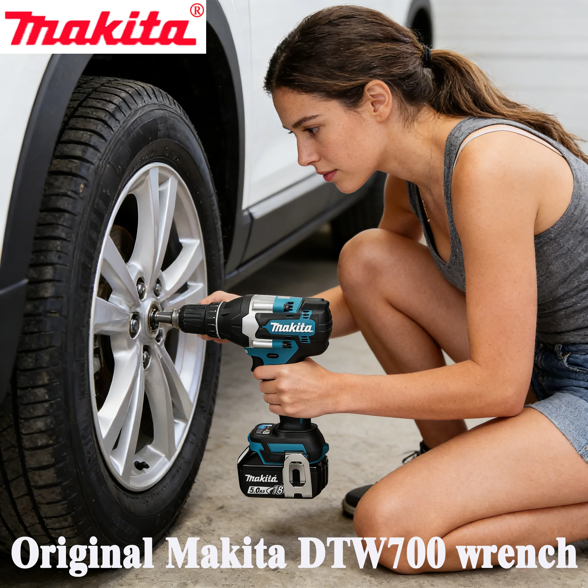 

NEW Makita DTW700 18V Brushless Electric Wrench Cordless Drill Screwdriver Free Delivery Large Torque Power Tools Torque Wrench