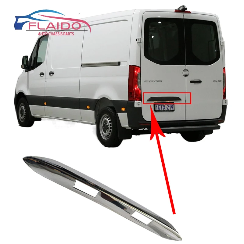 FLAIDO - License plate light panel plating strip suitable for SPRINTER W910 OEM A9107405700
