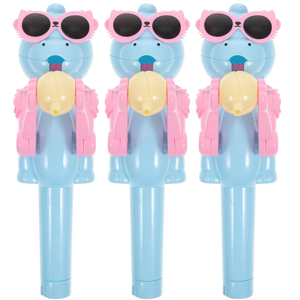 ที่ใส่อมยิ้มรูปไดโนเสาร์น่ารัก 3 ชิ้น กดปุ่มเก็บขนม สำหรับงานวันเกิดเด็ก ของขวัญเซอร์ไพรส์ ที่ใส่อมยิ้ม