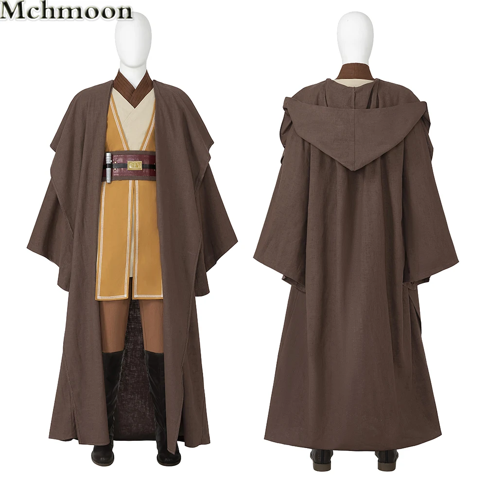 Star Acolyte Cosplay Costume Sol Master Jedi Halloween Full Set Cape