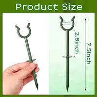 10Pcs Garden Hose Holder Guide Support Rack Double Hose Guide Stake for Yard Watering 6