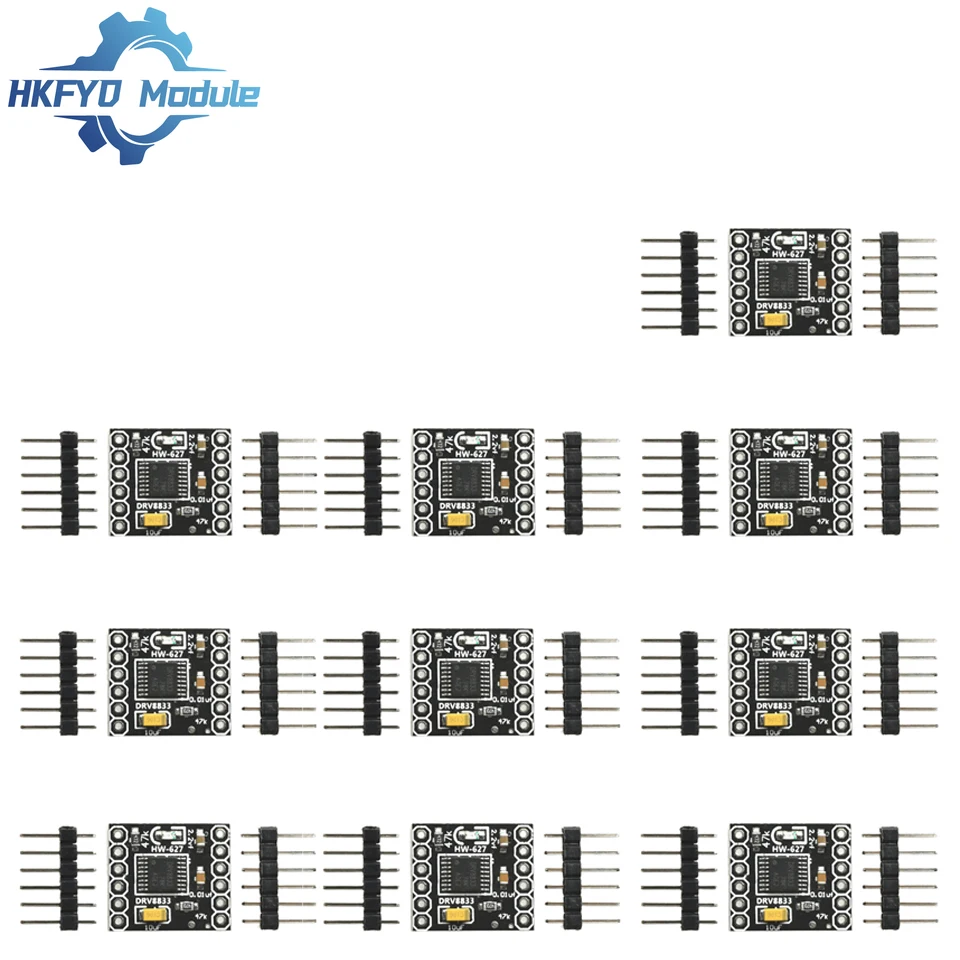 1-100pcs DRV8833 โมดูลไดรฟ์มอเตอร์ 1.5A Dual H Bridge DC มอเตอร์เกียร์ Driver Controller Board ชุด