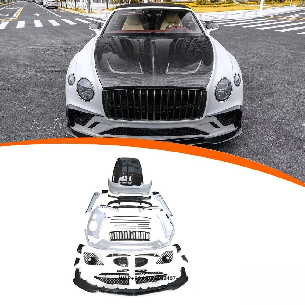 Upgrade MSY Style Body Kit Dry Carbon Fiber Auto Body Systems Front Bumper Rear Diffuser Body Kit for Continental GT/GTC