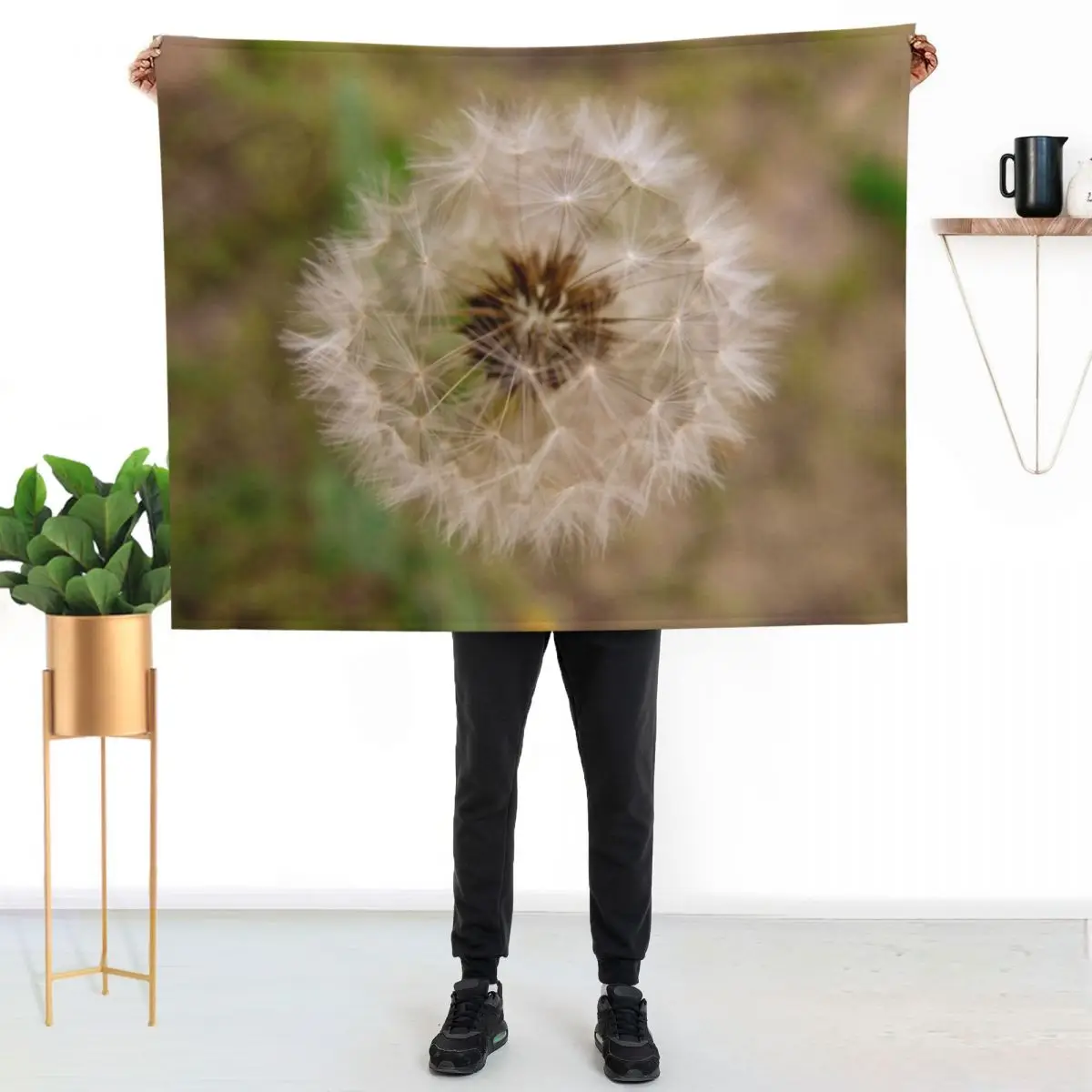 Dandelion Puffball Throw Blanket Fashion Sofas Summer Beddings Tourist Summer Flannel For Baby Blankets