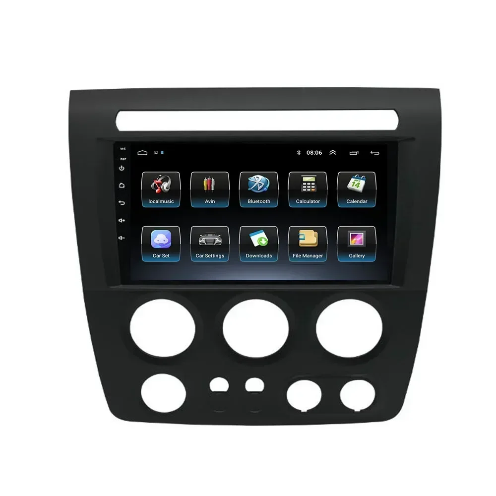 Lecteur vidéo de limitation d'autoradio pour Hummer, navigation GPS, Android, No 2 Din, DVD, H3 1, 2005 - 2010