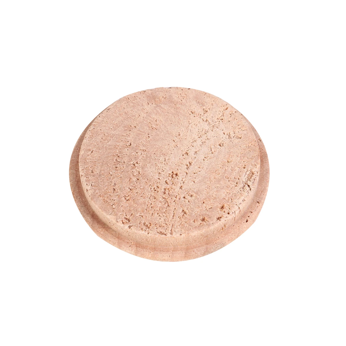 80 Tapones de Madera para Escaleras, 30x25mm, Acabado Liso, Tapas de Reparación de Muebles para Agujeros de Tornillos, Rellenos Decorativos de Madera, Tapón de Botón