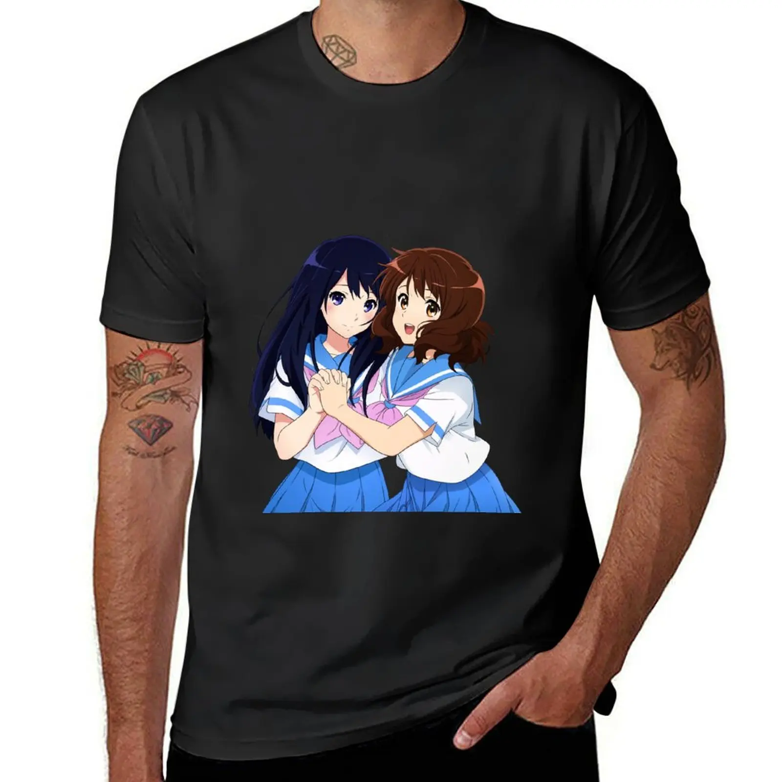 Sound! Euphonium - Kumiko & Reina T-Shirt plain korean fashion tees t shirt for men