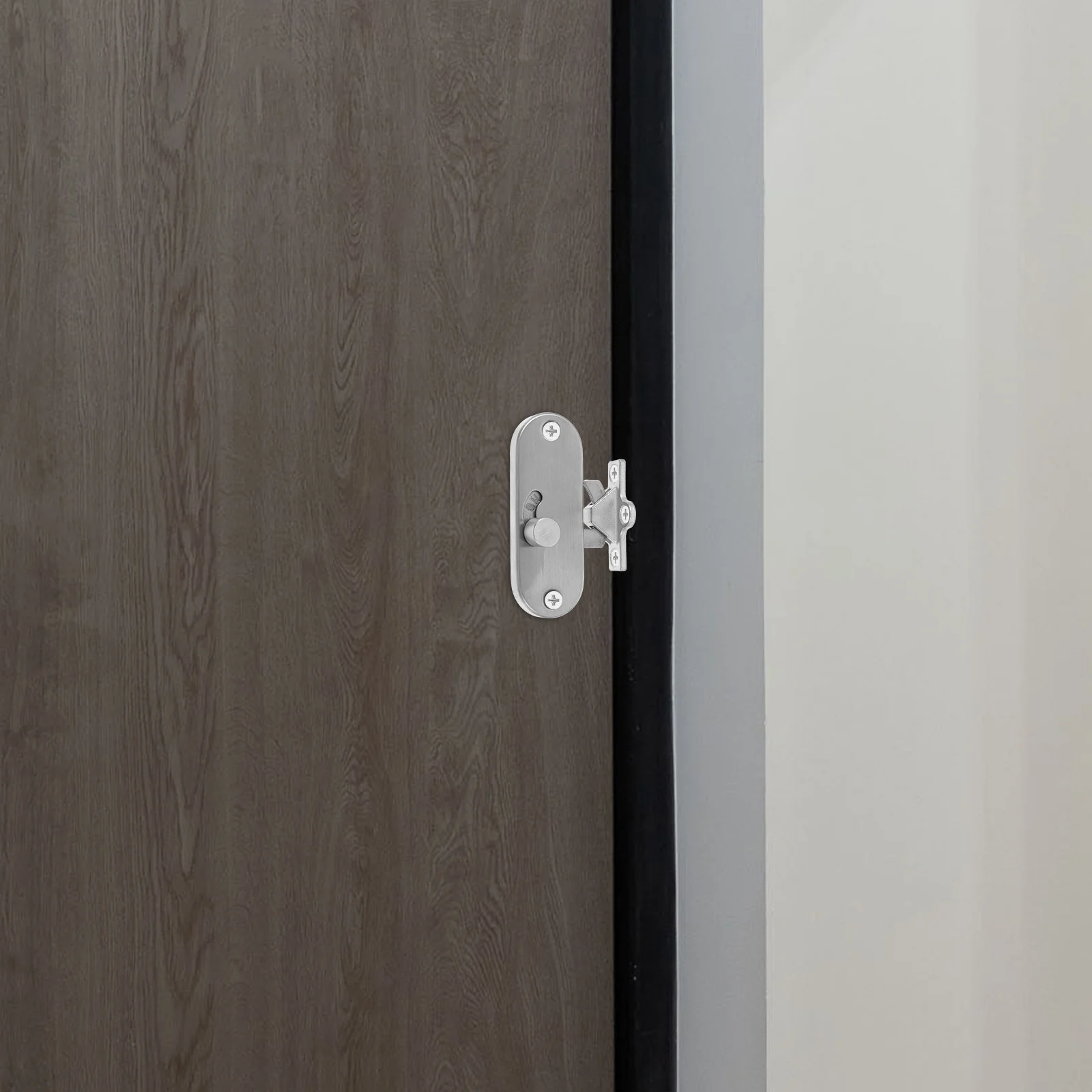 

Aluminum Alloy 90 Degree Sliding Door Lock Privacy Latch for Barn, Cam Gate, Wooden Fence Screen Doors Security Door Accessories