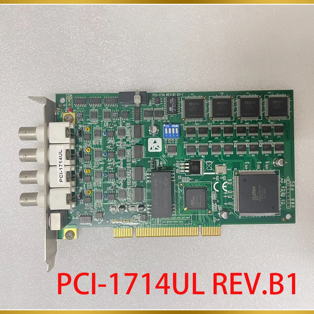 For Advantech 10 Megabyte 12-Bit 4-Channel Simultaneous Analog Input Capture Card PCI-1714UL REV.B1