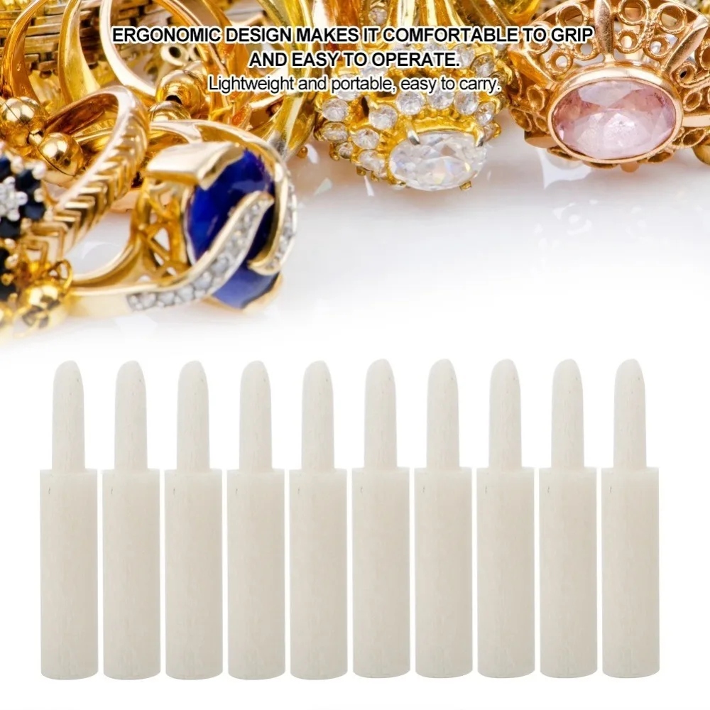 10PCS 10pcs Set Pen Plating Tips Lightweight Portable Jewelry Plating Tips Replacement Tips Single Nozzle