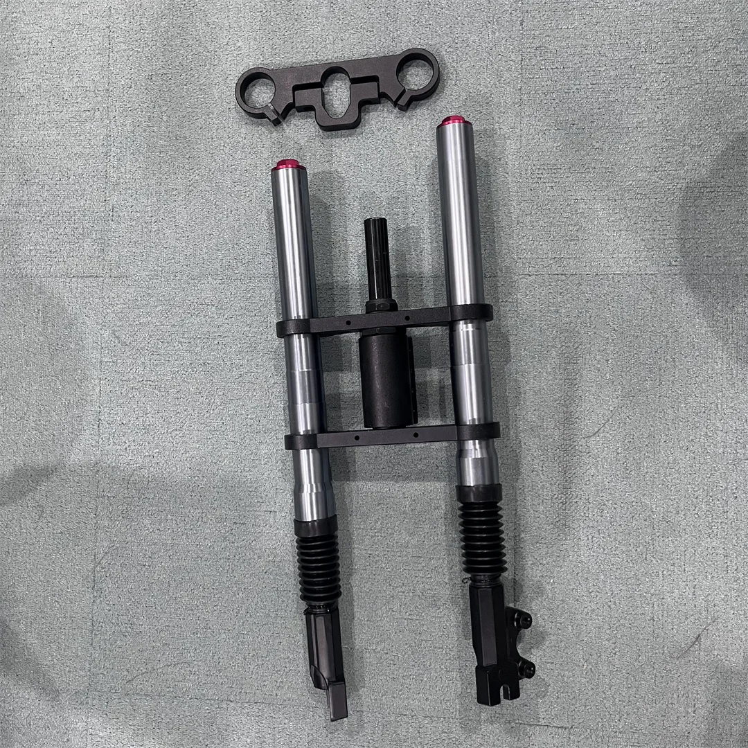 

High Strength Electric Scooter Chassis Parts Steering Clamp Front Shock Absorber Hydraulic Suspension Fork Triple Clamp for DIY