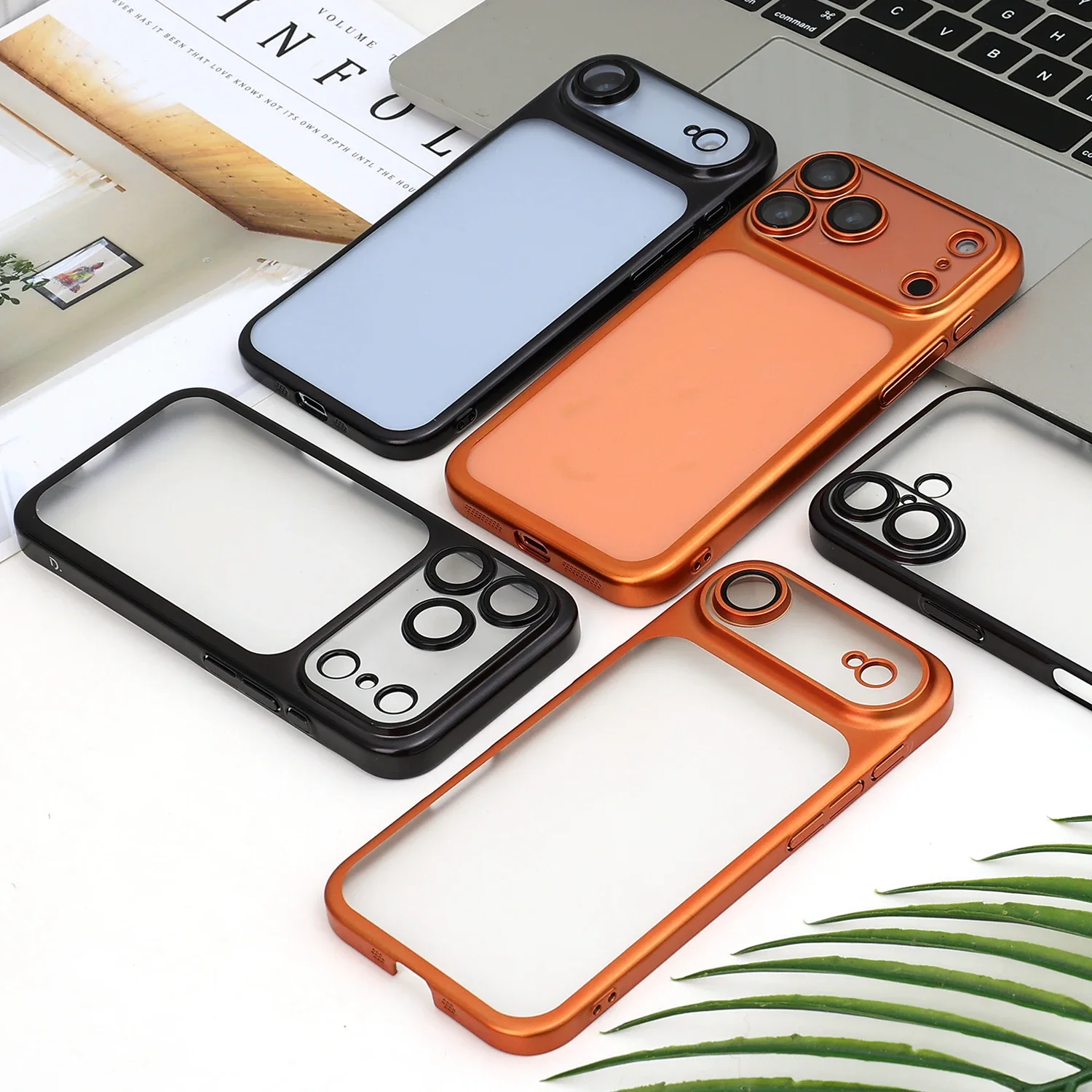 جديد سامسونج تصفيح ماتي المضادة للانزلاق 17 برو ماكس جراب هاتف آيفون 17 17Air 17PM عدسة فيلم حماية شفافة غطاء الكمبيوتر الصلب