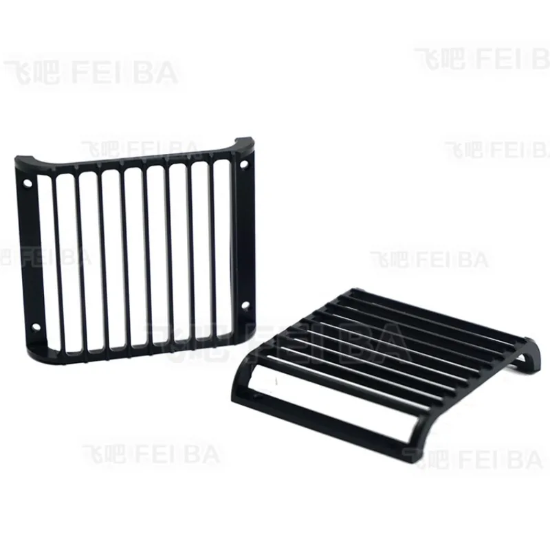 

Metal Front Protective Lampshade and Grille for 1/10 RC Crawler Car AXIAL SCX10 II 90046 Jeep Chevrolet TF2 DIY Accessaries