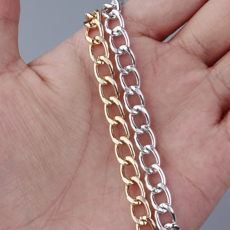 5Meters/Roll High Quality Aluminum Chain Metal Extender Chain For Bag Clothing Decoration DIY Crafts Ornament Making Accessories