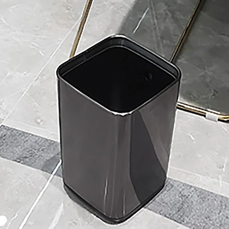 Dustbin Office Trash Can Luxury Camping Elegant Portable Stainless Steel Trash Can luxury Garden luxury De Limpeza Dustbin