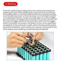 A03F-Portable Transistor Mini Spot Welder Variety 18650 Lithium Battery Various Welding Power Supplies