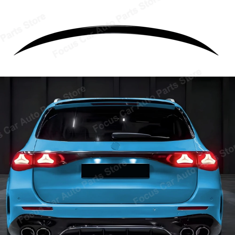 

For Mercedes Benz E Class Estate S214 2024+ Car Rear Trunk Lip Spoiler Wing Splitter