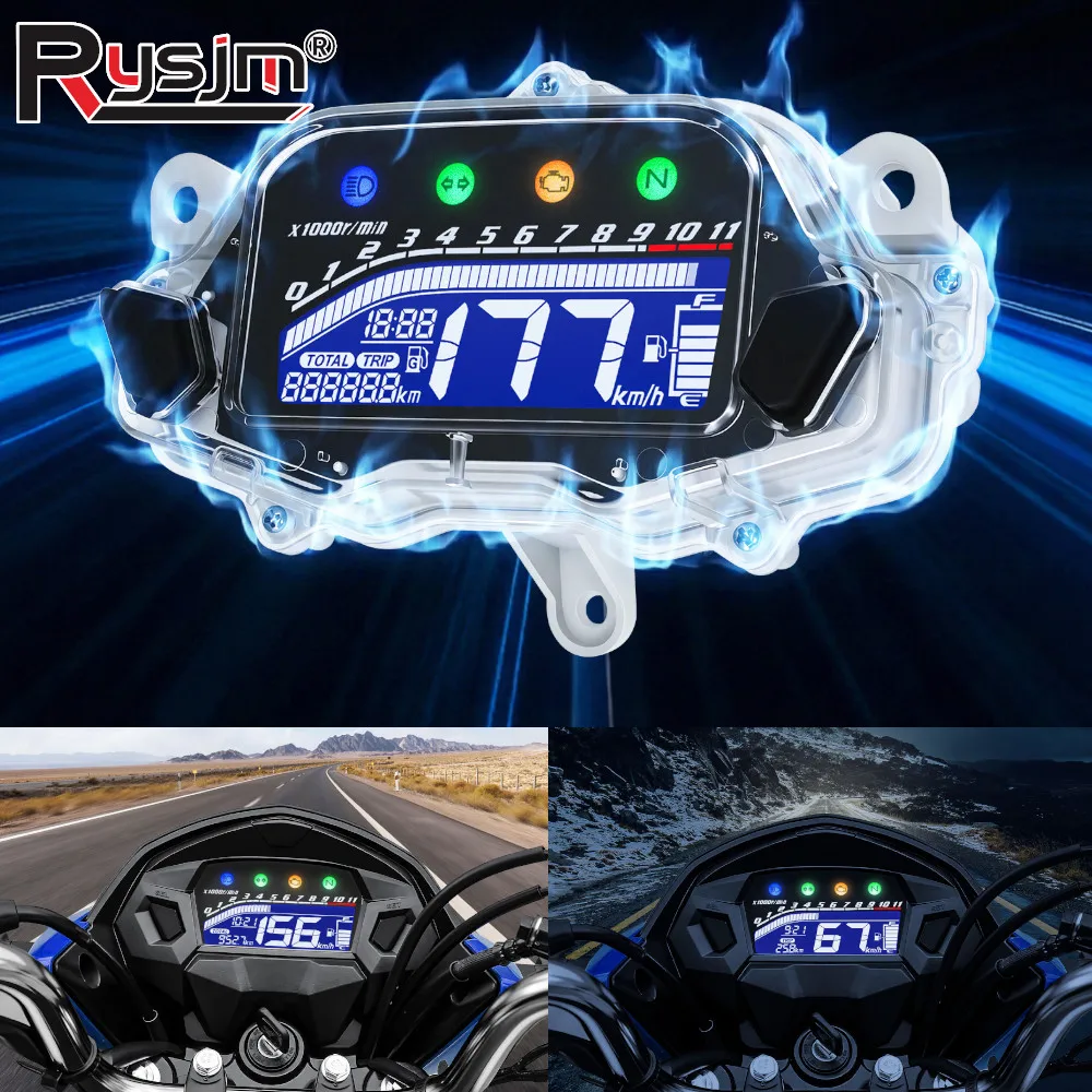 ホンダ-タイタン-cg160-cg150用-バイク-ダッシュボード-デジタルスピードメーター-多機能lcd計器盤-タコメーター