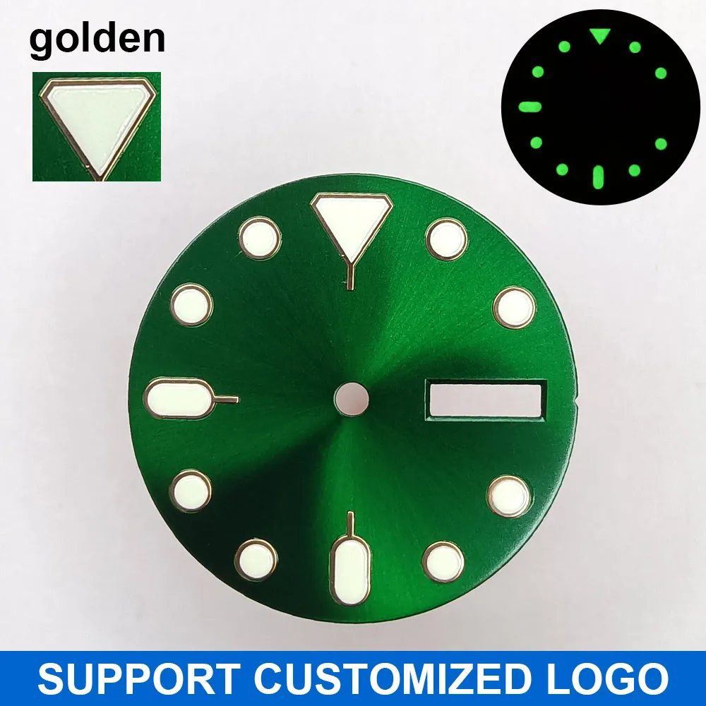 28,5 mm Zifferblatt Leuchtendes Zifferblatt Geeignet für NH-36 Uhrwerk Mechanische Uhr Montage Teile Modifikation Individuelles LOGO/Name – Detail 22