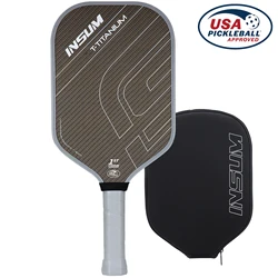 INSUM T-Titanium Pickleball Paddles,USAPA Approved,CTS-Carbon Titanium Surface, 1st Titanium Tech Pickleball Paddle