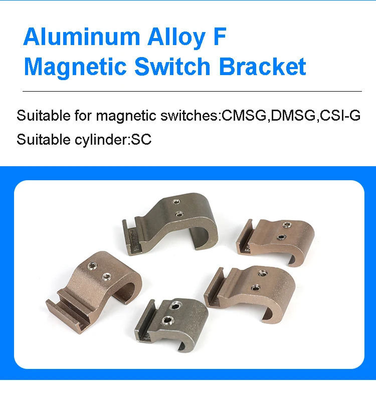 SC/SI Zylinder-Magnetschalter-Halterung Pneumatische Luftzylinder-Sensor-Befestigungshalterung für Magnetsensor-Schalter CS1-F/U CMSG DMSG – Detail 7
