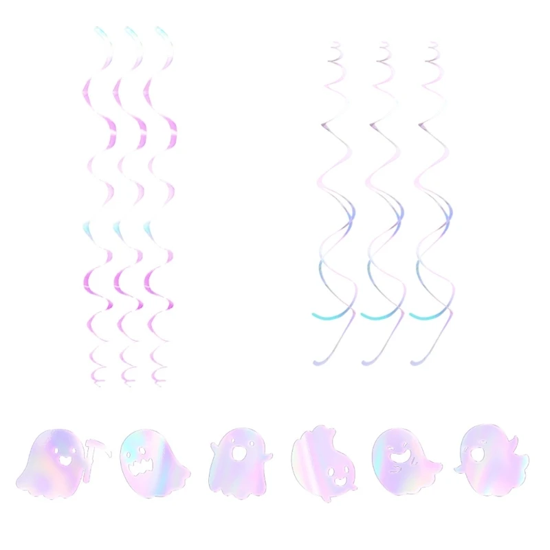 Hanging Ornament Ceiling Banners Set Decorative Streamers for Halloweens