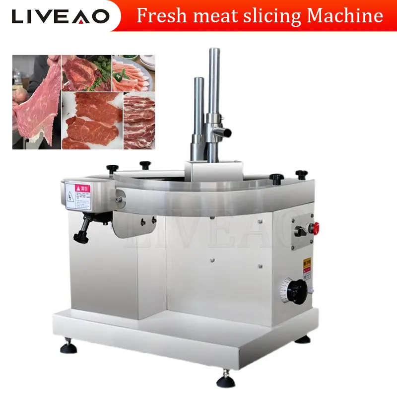 Automatic Fresh Beef Jerky Slicer Flake Pork Meat Mutton Cutting Slicing Machine Chicken Breast Slice Making Machine