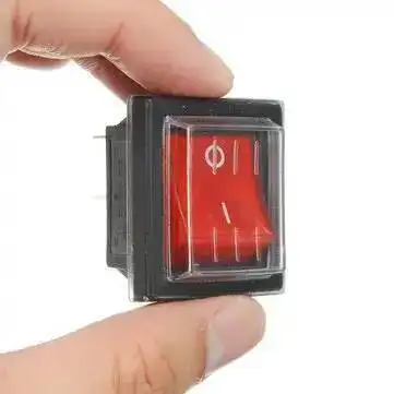 10pcs 220V16A 20A 125V ON/OFF Red Spare Waterproof Switch For Industrial Vacuum Suction Machines Push Button Rocker Switch view 6