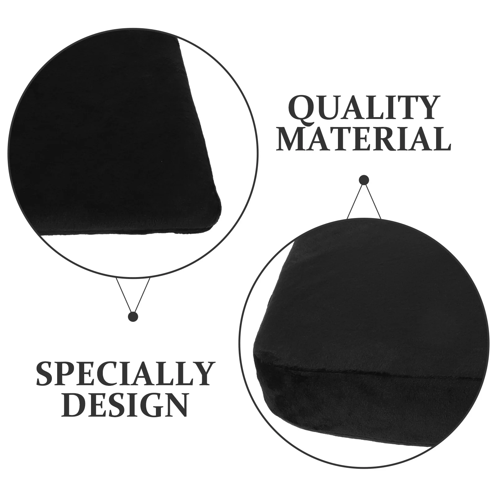 

Auto Seat Cushion Car Wedge Cushion for Learners and Drivers Breathable Supportive Design Improves and Comfort