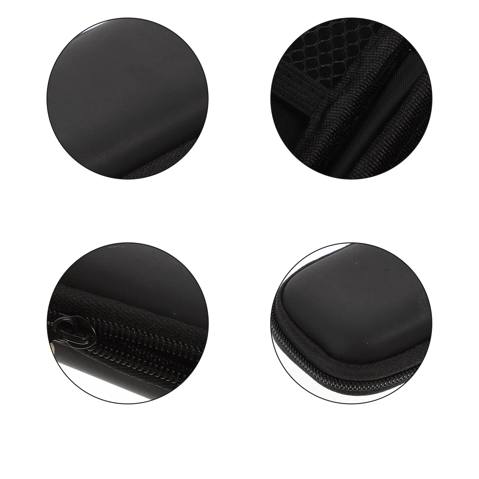 

2Pcs Electric Toothbrush Case Portable Travel Bags EVA PU Material Shockproof Waterproof Storage Holder Black Color Students