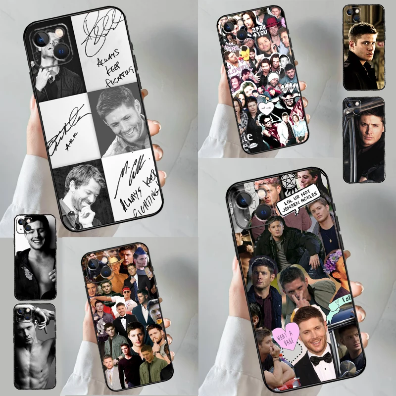 Supernatural Jensen Ackles Case For iPhone 11 12 13 14 16 15 Pro Max Plus Mini X XR XS Max 7 8 Back Cover