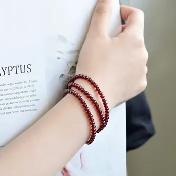 8 best sales braccialetti di perline rosse - №6