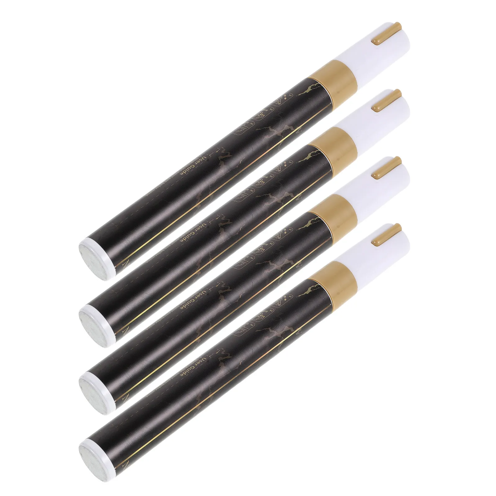 4Pcs Stone Paint Markers Weatherproof Oil Based Paint Pens Uv Resistant Tombstone Restoration Headstone Engraving Filling